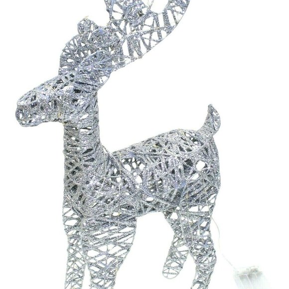 Christmas Table Decorations Centrepiece LED Fairy Lights Reindeer Ornament - Picture 5 of 8